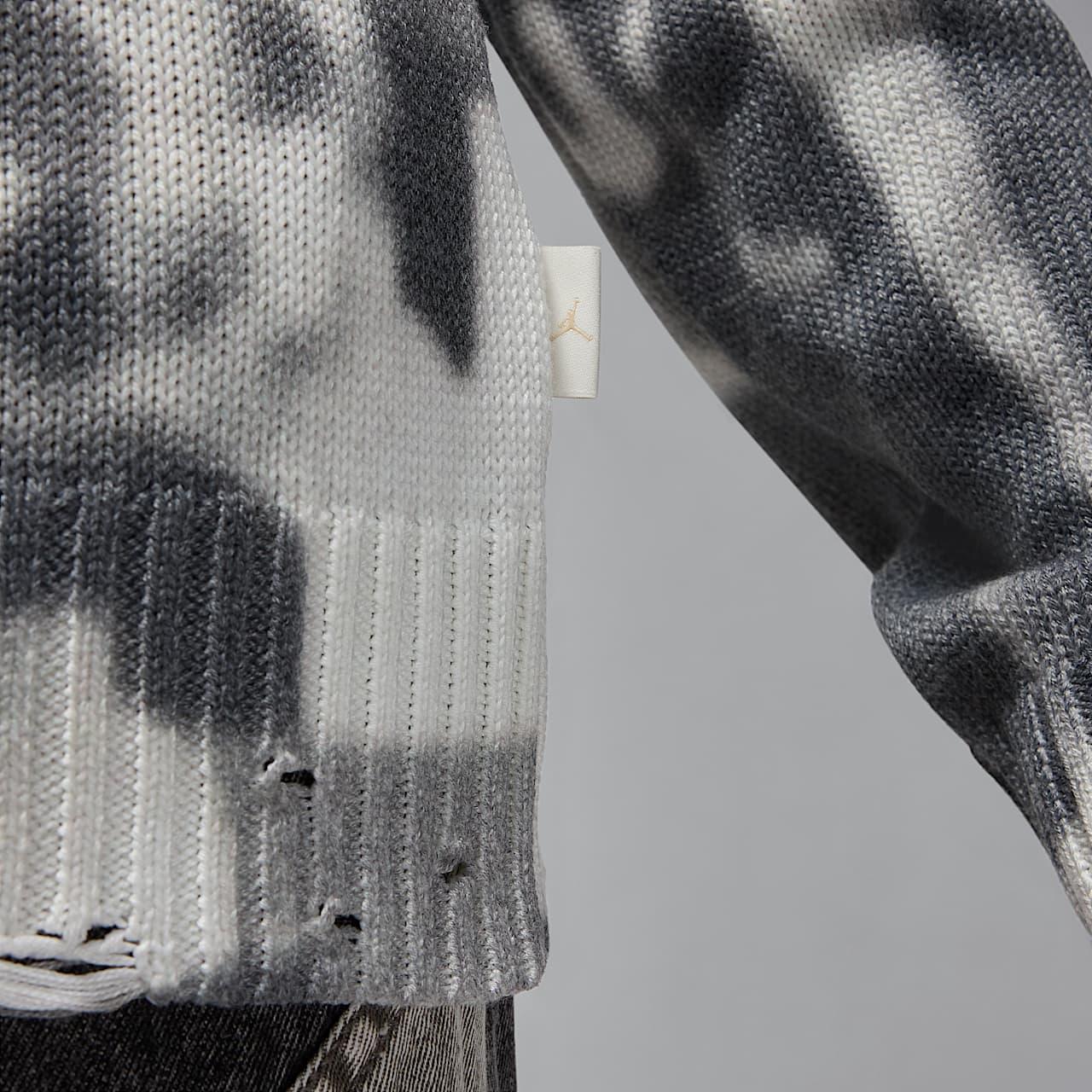 Кофта унісекс Jordan Knit White/Grey (HQ1635-133) — фото 6