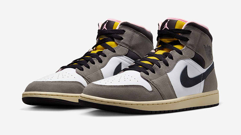 Кросівки чоловічі Jordan 1 Mid Se Grey/Multi (HQ2011-100) — фото 3