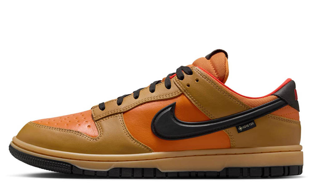 Кросівки чоловічі Nike Dunk Low Gore-Tex Brown/Orange (HQ2053-700) — фото 1