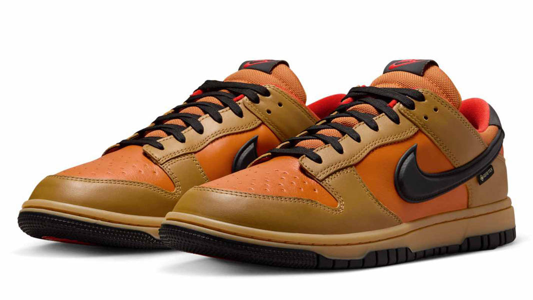 Кросівки чоловічі Nike Dunk Low Gore-Tex Brown/Orange (HQ2053-700) — фото 3