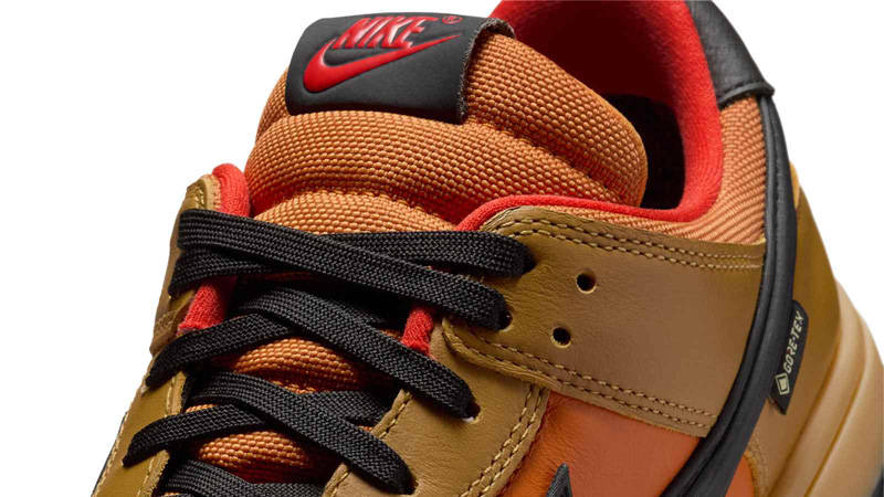 Кросівки чоловічі Nike Dunk Low Gore-Tex Brown/Orange (HQ2053-700) — фото 7