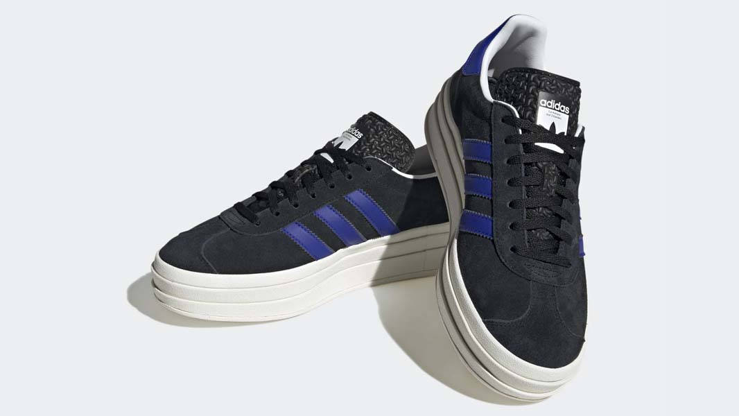 Кросівки жіночі Adidas Gazelle Bold 'Black Lucid Blue' (HQ4408) — фото 3