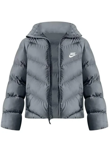 Куртка дитяча Nike Sportswear All Day Play Therma-Fit Puffe Grey (HQ4976-084) — фото 1