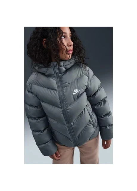 Куртка дитяча Nike Sportswear All Day Play Therma-Fit Puffe Grey (HQ4976-084) — фото 5
