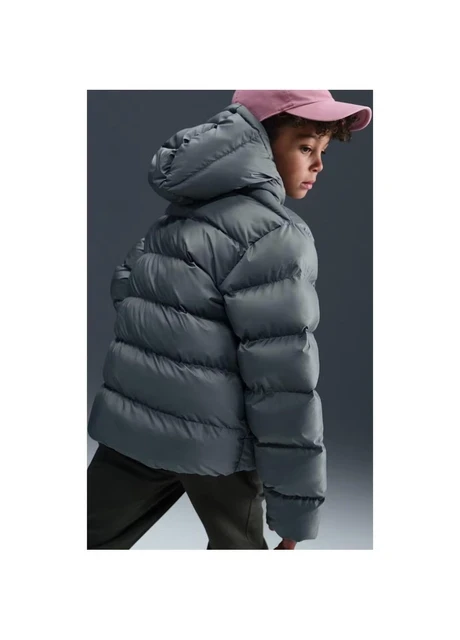 Куртка дитяча Nike Sportswear All Day Play Therma-Fit Puffe Grey (HQ4976-084) — фото 8
