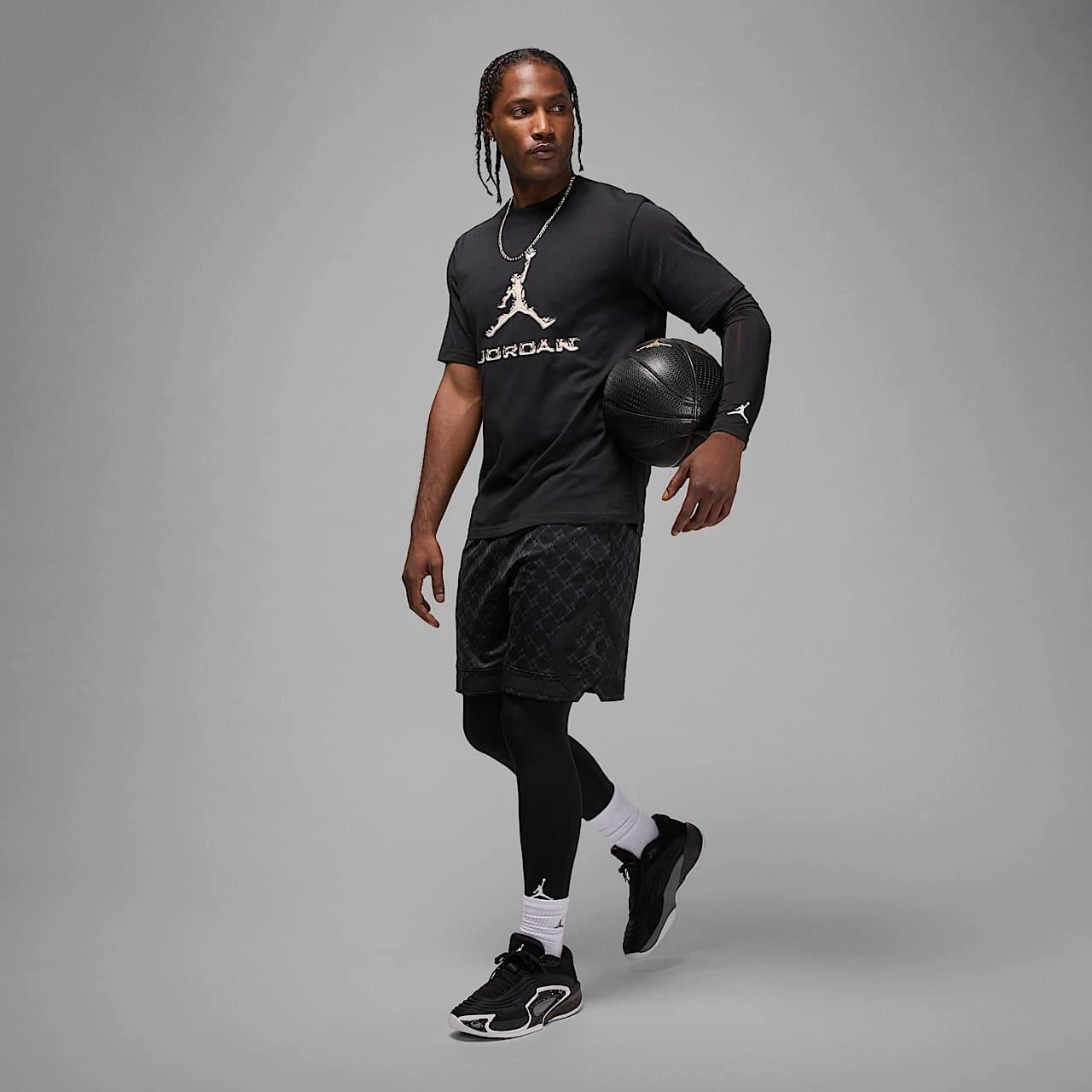 Шорти чоловічі Jordan Sport Dri-Fit Printed Diamond — фото 7