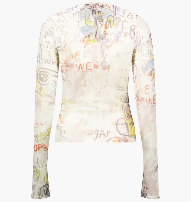 Кофта жіночі Jordan Mesh Long-Sleeve Top Sail White — фото 1