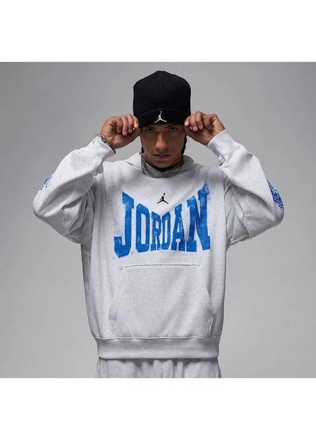 Кофта чоловіча Jordan Brk Cllgte Grey (HV0093-051) — фото 3