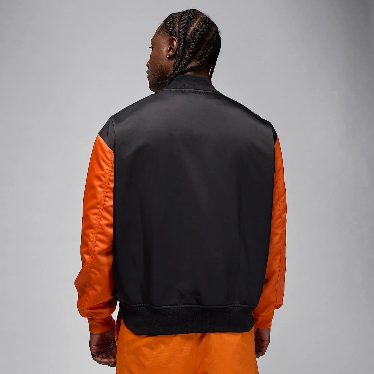 Куртка чоловіча Jordan Brooklyn Collegiate Varsity Black/Orange (HV0099-011) — фото 3