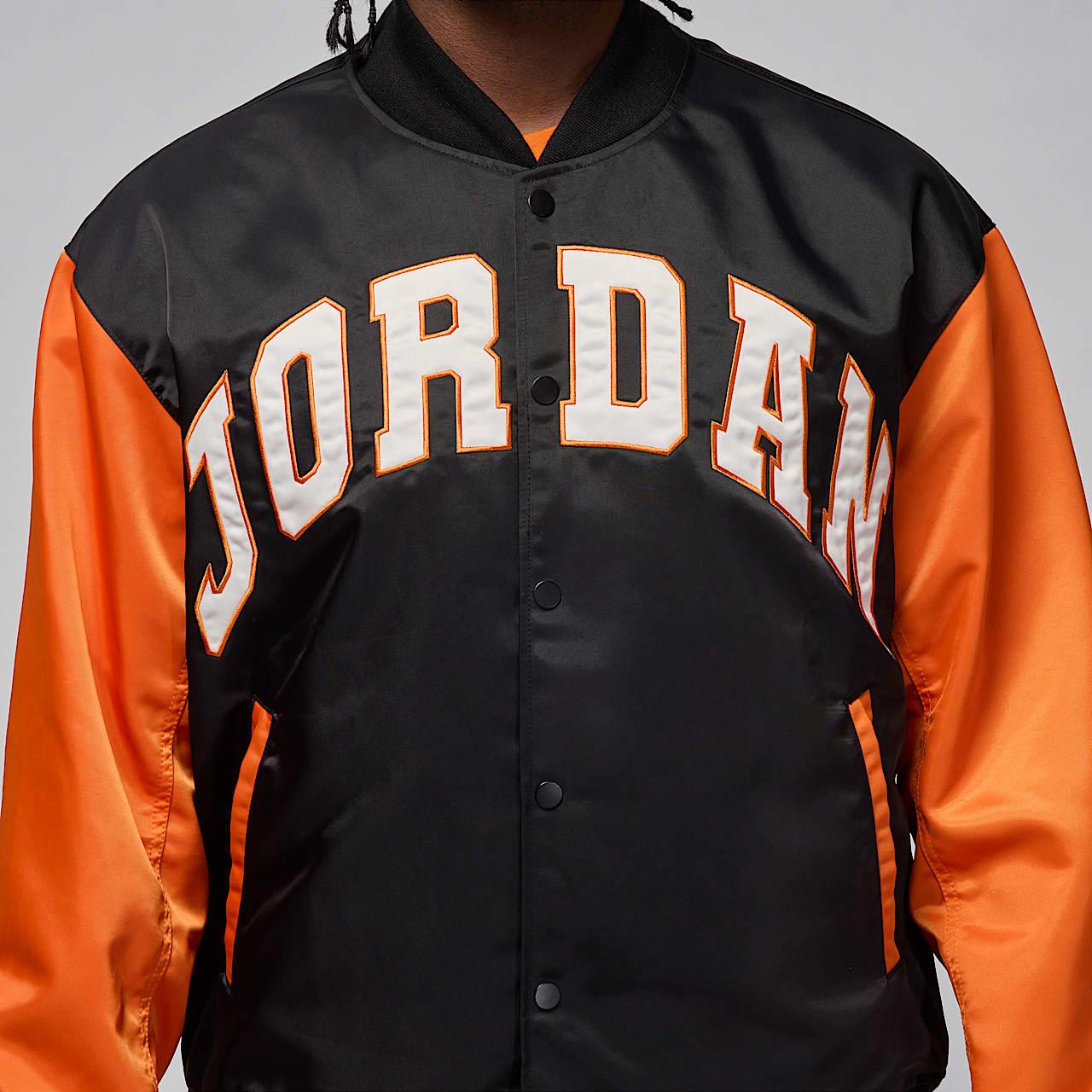 Куртка чоловіча Jordan Brooklyn Collegiate Varsity Black/Orange (HV0099-011) — фото 5