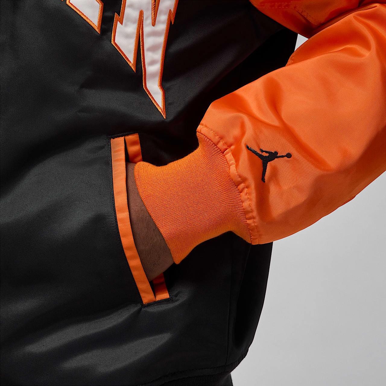 Куртка чоловіча Jordan Brooklyn Collegiate Varsity Black/Orange (HV0099-011) — фото 6