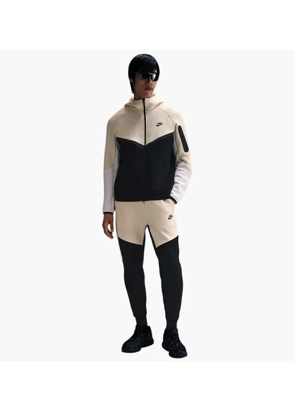 Кофта чоловіча Nike Sportswear Tech Fleece Windrunner Beige/Black (HV0949-114) — фото 1