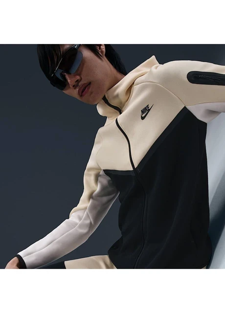 Кофта чоловіча Nike Sportswear Tech Fleece Windrunner Beige/Black (HV0949-114) — фото 5