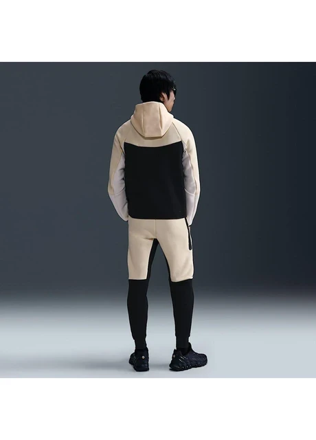 Кофта чоловіча Nike Sportswear Tech Fleece Windrunner Beige/Black (HV0949-114) — фото 6