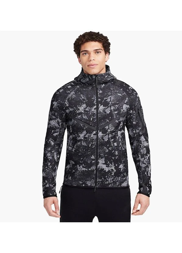 Кофта чоловіча Nike Tech Fleece Hoodie Camo/Grey (HV5055-060) — фото 1