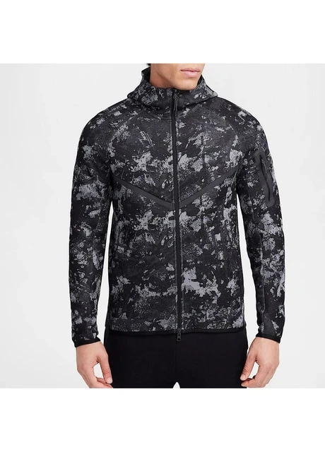 Кофта чоловіча Nike Tech Fleece Hoodie Camo/Grey (HV5055-060) — фото 7