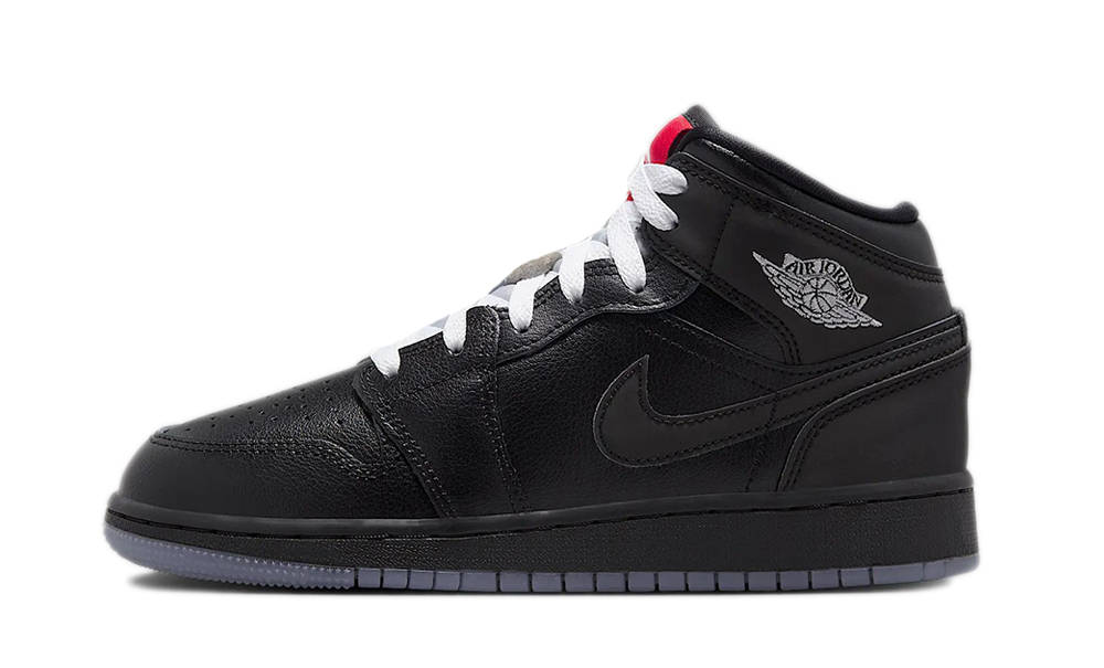 Кросівки дитячі Jordan 1 Mid Bg Black (HV5180-010) — фото 1