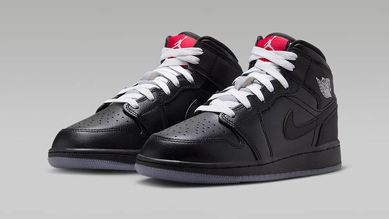 Кросівки дитячі Jordan 1 Mid Bg Black (HV5180-010) — фото 3
