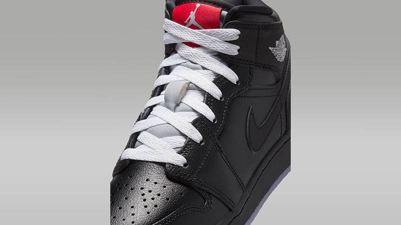 Кросівки дитячі Jordan 1 Mid Bg Black (HV5180-010) — фото 4