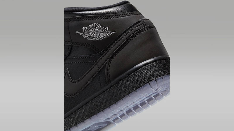 Кросівки дитячі Jordan 1 Mid Bg Black (HV5180-010) — фото 6