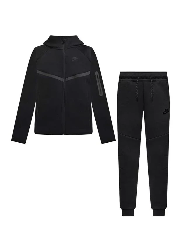 Спортивний костюм дитячий Nike Tech Fleece Black (HV5867-010__HV5869-010) — фото 1