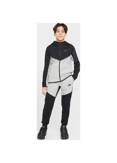 Спортивний костюм дитячий Nike Sportswear Tech Fleece Black/Grey (HV5867-064__HV5869-012) — фото 4