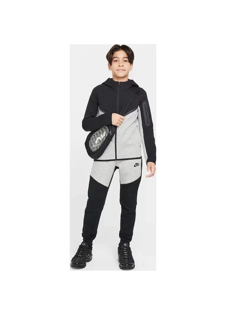 Спортивний костюм дитячий Nike Sportswear Tech Fleece Black/Grey (HV5867-064__HV5869-012) — фото 5