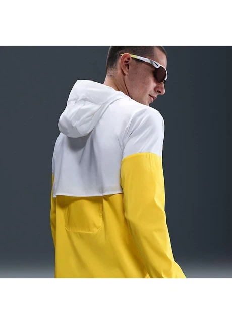Вітровка чоловіча Nike Running White/Yellow (HV6521-100) — фото 4