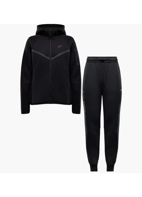 Спортивний костюм жіночий Nike Tech Fleece Black (HV6747-010__HV6779-010) — фото 1