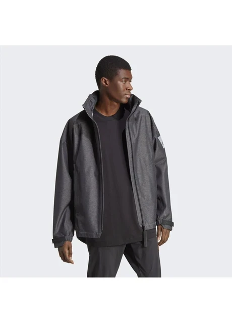 Куртка чоловіча Adidas Myshelter Rain.Rdy Denim Jacket Grey (IB1648) — фото 3