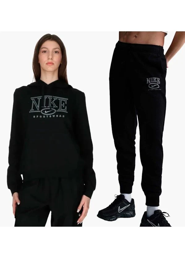 Спортивний костюм жіночий Nike Sportswear Club Fleece Black (IB1992-010__IB1988-010) — фото 1