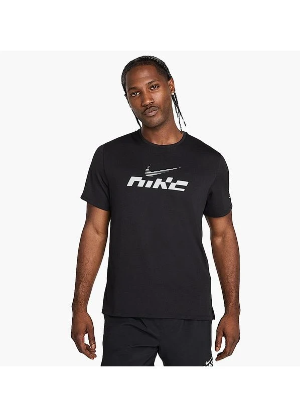 Футболка чоловіча Nike Miler Flash Dri-Fit Uv Short-Sleeve Running Top (IB4127-010) — фото 1