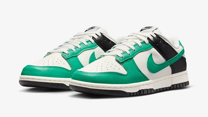 Кросівки унісекс Nike Dunk Low White/Green (IB4363-133) — фото 3