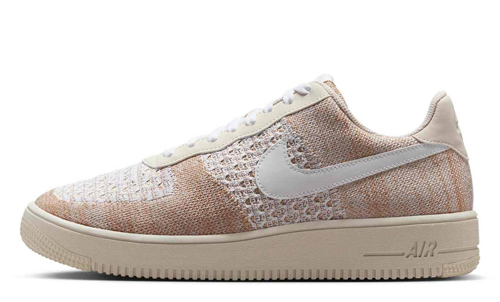 Кросівки чоловічі Nike Air Force 1 Flyknit 2.0 Beige (IB7675-001) — фото 1