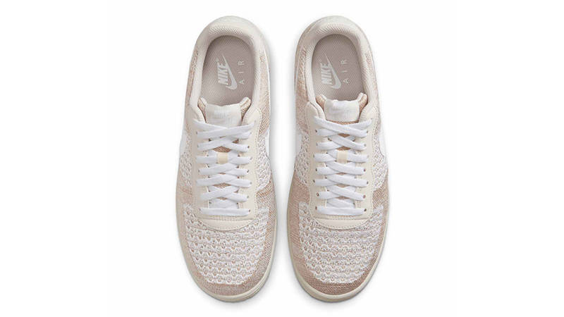 Кросівки чоловічі Nike Air Force 1 Flyknit 2.0 Beige (IB7675-001) — фото 4