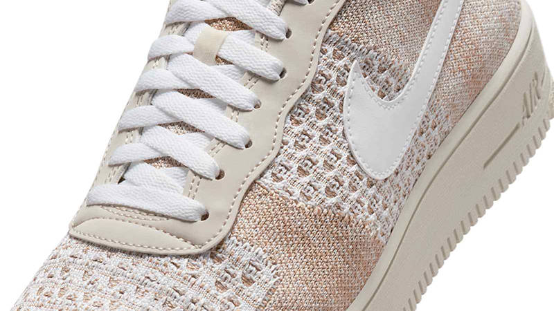 Кросівки чоловічі Nike Air Force 1 Flyknit 2.0 Beige (IB7675-001) — фото 6