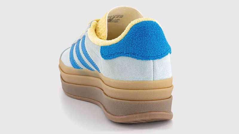 Кросівки жіночі Adidas Gazelle Bold Almost Blue Yellow (IE0430) — фото 5