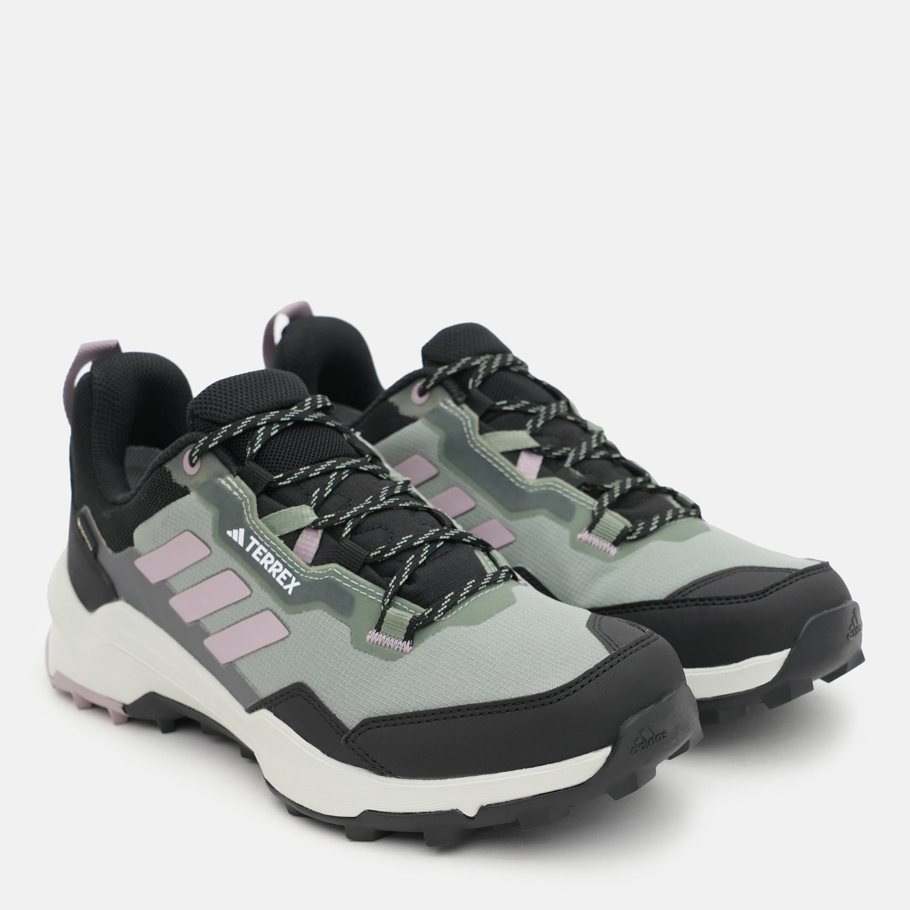 Adidas Wmns Terrex AX4 GORE-TEX 'Silver Green Fig' — фото 3