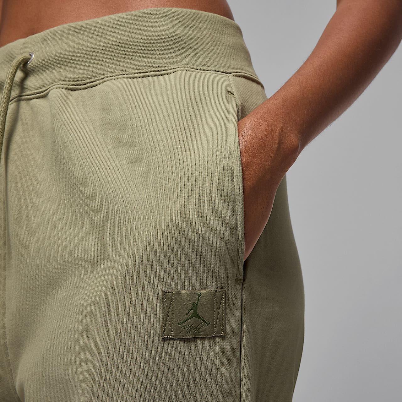 Брюки жіночі Jordan Flight Fleece Olive (IF3590-205) — фото 4