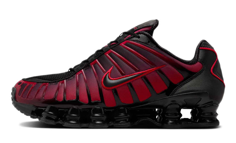 Кросівки чоловічі Nike Shox TL 'Black University Red Gradient' (IF6202-001) — фото 1