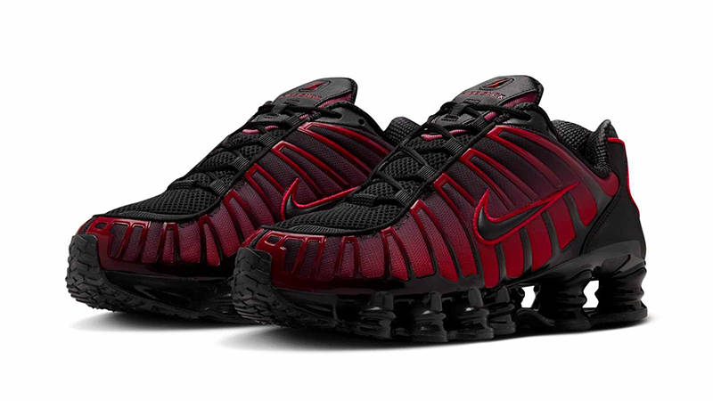 Кросівки чоловічі Nike Shox TL 'Black University Red Gradient' (IF6202-001) — фото 4