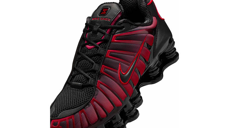 Кросівки чоловічі Nike Shox TL 'Black University Red Gradient' (IF6202-001) — фото 5
