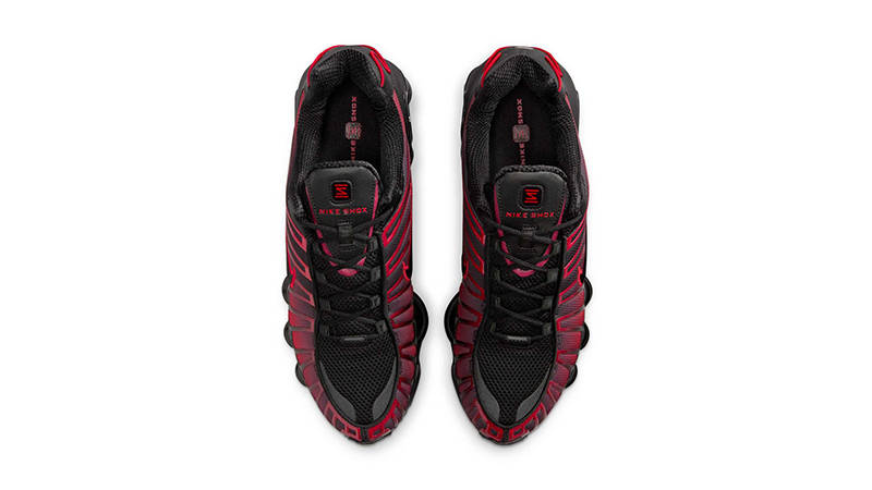 Кросівки чоловічі Nike Shox TL 'Black University Red Gradient' (IF6202-001) — фото 6