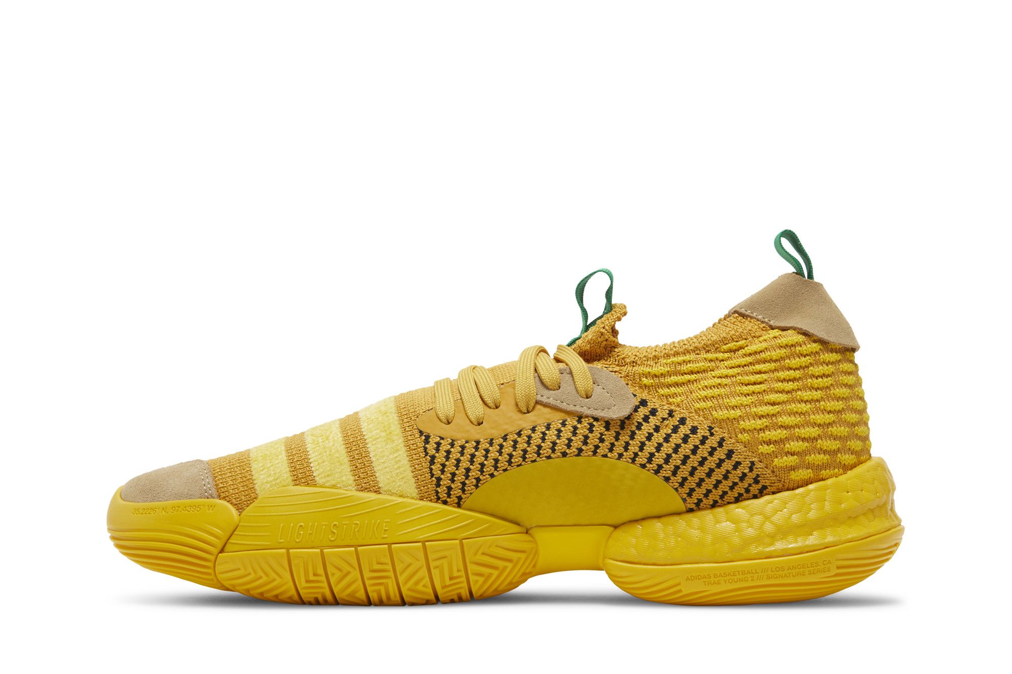 Кросівки чоловічі Adidas Trae Young 2.0 Hazy Yellow (IG4793) — фото 5
