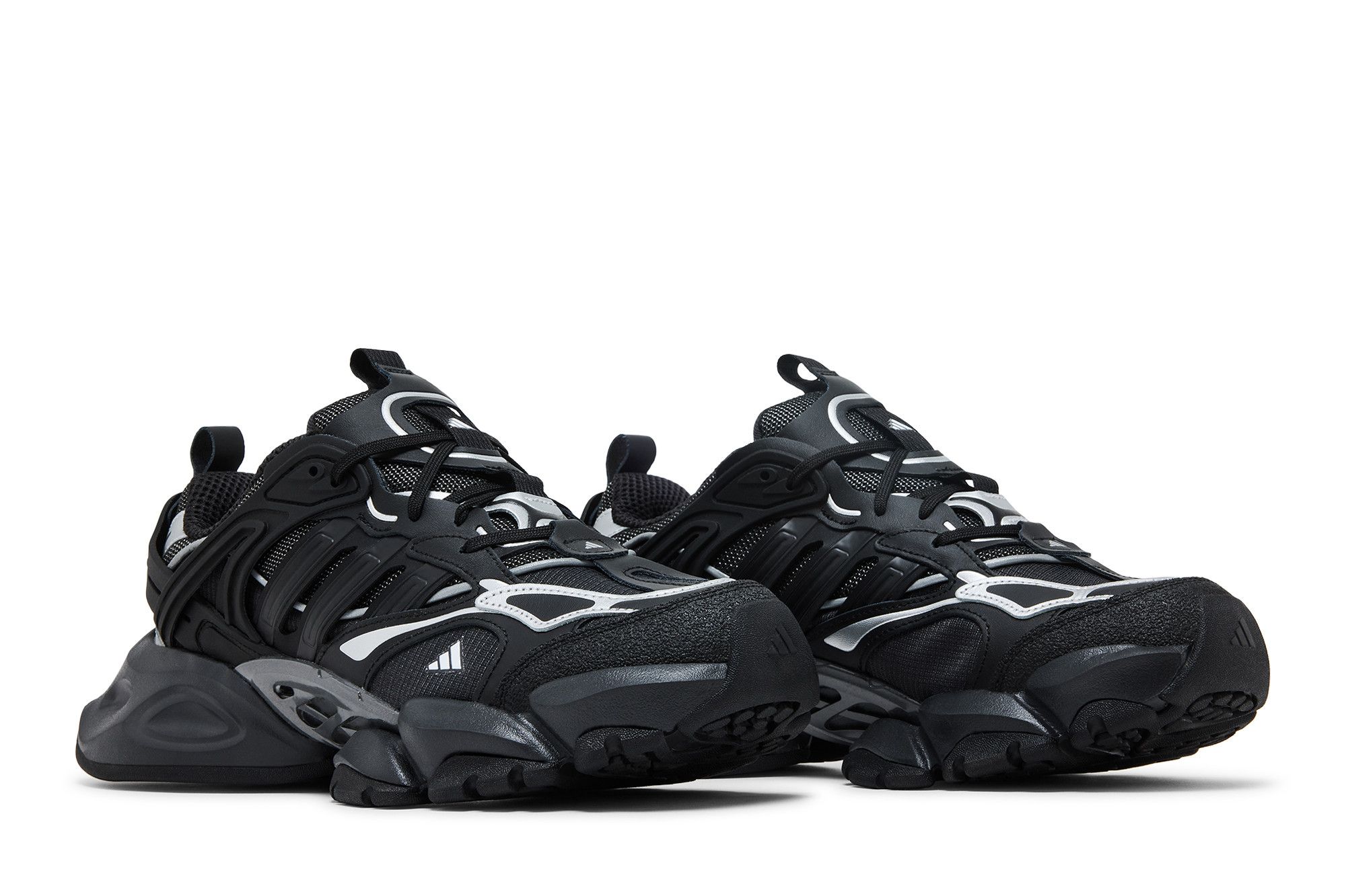Кросівки Adidas XLG Runner Deluxe Black Silver — фото 10