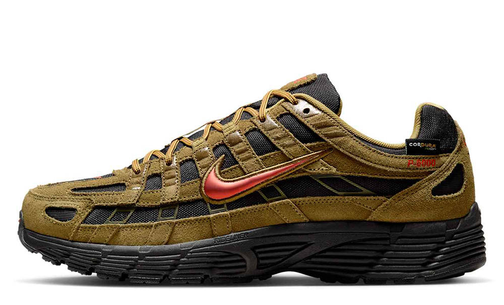 Кросівки Nike P-6000 Premium Cordura Olive Flak Black — фото 1