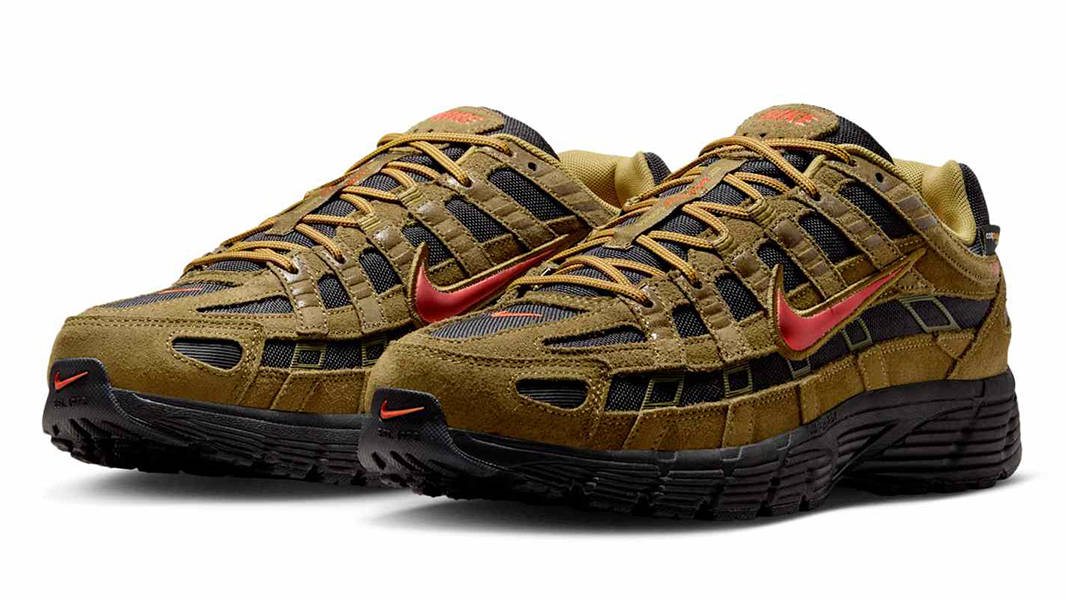 Кросівки Nike P-6000 Premium Cordura Olive Flak Black — фото 4