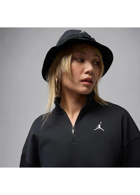 Кофта жіночі Nike Brk Flc Qz Top Black (IH2391-010) — фото 4