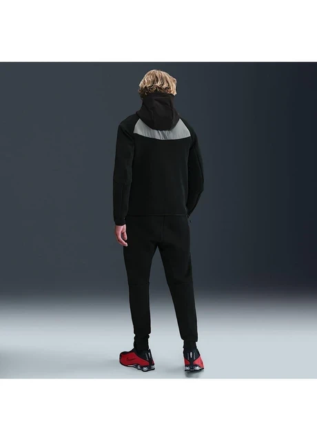 Кофта чоловіча Nike Tech Fleece Black/Grey (IH4302-010) — фото 7