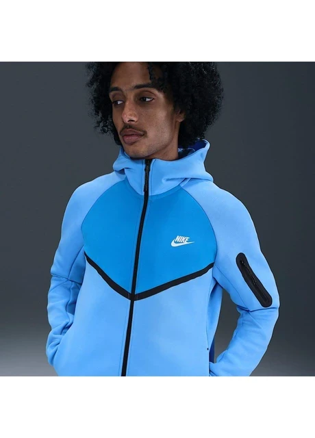 Толстовка Nike Tech Fleece University Blue/Light Photo — фото 2